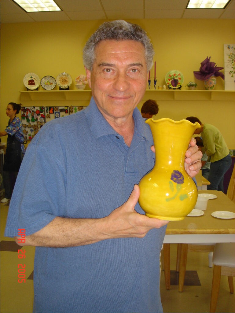 Customer pic with Vase