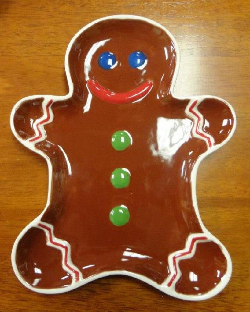 Sweet Treat Gingerbread Plate
